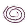 Natural Garnet Beads Strands G-F619-17A-3mm-2