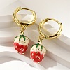 Brass Hoop Earrings EJEW-S251-04E-G-2