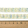 Baking Paint Electroplate Transparent Glass Beads Strands EGLA-N020-04H-4