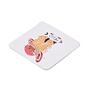 Square Paper Earring Display Cards CDIS-C004-02E-4