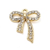 Alloy Rhinestone Pendants FIND-U026-02G-1