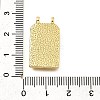 Rectangle Brass Pendants X-KK-S508-03C-G-3