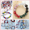 40Pcs 10 Colors Resin Rhinestone Beads RESI-PA0001-26A-5