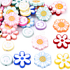 40Pcs 4 Styles Opaque Acrylic Beads ACRC-YW0001-02-1