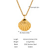 Minimalist Ocean 304 Stainless Steel Pendant Necklaces for Women LS-HW3248-4-1