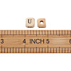 ddPrinted Natural Wood Beads WOOD-KS0001-12-7