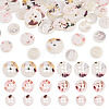45Pcs 3 Style 4-Holes Shell Buttons BUTT-TA0001-27-1