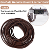 10M Round Leather Beading Cord WL-GF0001-23A-03-2