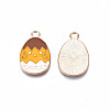 Alloy Enamel Pendants X-ENAM-S115-161-3