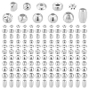 63Pcs 11 Styles 925 Sterling Silver Beads STER-PH0003-28-1