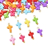 100Pcs Acrylic Pendant PALLOY-FS00039-01-3