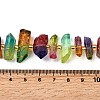 Electroplated Natural Quartz Crystal Beads Strands G-F800-D14-4