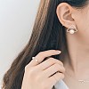 Brass Stud Earrings EJEW-BB42353-A-4