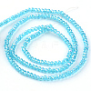 Electroplate Glass Beads Strands LS-EGLA-R048-2mm-08-2