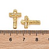 Easter Brass Micro Pave Clear Cubic Zirconia Pendants CU-CBADC6C-10G-03-3