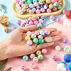 DIY Round Acrylic & Silicone Beads Jewelry Making Finding Kits DIY-TA0012-04-7