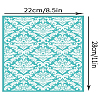 Self-Adhesive Silk Screen Printing Stencil X1-DIY-WH0338-109-2