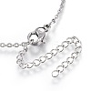 304 Stainless Steel Pendant Necklaces NJEW-O108-30P-3
