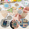 8Pcs 4 Styles Wood Embroidery Board DIY-BC0014-91-5