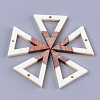 Resin & Walnut Wood Pendants RESI-S358-56A-1