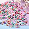 315Pcs 7 Colors Handmade Polymer Clay Beads CLAY-SZ0001-84-3