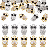 20Pcs 2 Colors Alloy Rhinestone Charms RB-TA0001-38-1