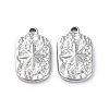 Non-Tarnish 304 Stainless Steel Pendants STAS-P324-27P-2