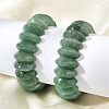 Bicone Natural Green Aventurine Beads Stretch Bracelets for Women Men BJEW-C097-05D-3