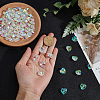 100Pcs Valentine's Day Glass Pendants RGLA-SP0001-67-3