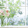 Waterproof PVC Colored Laser Stained Window Film Adhesive Stickers DIY-WH0256-089-7