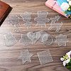 12Pcs 12 Styles Plastic Pegboards for  Mini Fuse Beads DIY-YW0017-55-3
