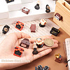 20Pcs 10 Styles Retro Opaque Resin Pendants RESI-TA0001-78-12