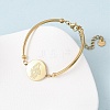 Religion 304 Stainless Steel Link Bracelets for Women BJEW-F524-02C-G-3