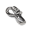 304 Stainless Steel Hook Clasps STAS-Z130-04AS-2