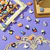 60Pcs 10 Styles Halloween Theme Opaque Resin Decoden Cabochons CRES-CJ0001-69-5