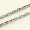 Tarnish Resistant 304 Stainless Steel Curb Chains CHS-Q001-21-1