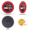 Waterproof PVC No Smoking Sign Stickers DIY-WH0325-92-2