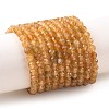 Natural Yellow Tourmaline Beads Strands G-Z106-A08-5mm-2