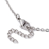 Natural Mixed Gemstone Chakra Theme Necklace NJEW-JN04576-01-6