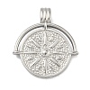 304 Stainless Steel Pendants STAS-K322-20B-P-1