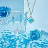 2000Pcs UV Plating Resin Charms RESI-NB0002-17B-4