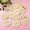 Basswood Milestone Cards WOOD-TA0001-41B-5