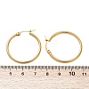 PVD Vacuum Plating 201 Stainless Steel Hoop Earrings for Women EJEW-G260-02A-G-3