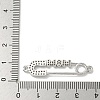 Brass Micro Pave Clear Cubic Zirconia Connector Charms KK-K378-14P-3