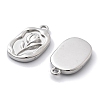 304 Stainless Steel Pendants STAS-R130-55P-2