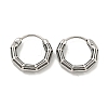 316 Surgical Stainless Steel Hoop Earrings EJEW-D096-12AS-05-1
