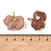 Natural Pink Aventurine Carved Pendants GG-CBA105B-03E-G-3