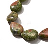 Natural Unakite Beads Strands G-P561-B02-01-4