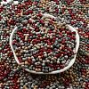 Opaque Baking Paint Glass Seed Beads SEED-K009-01A-30-2