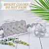 10 Yard Metallic Polyester Wavy Fringe Trim Ribbon SRIB-GF0001-38S-6